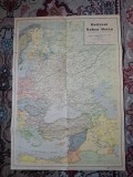 Harta plianta,Frontul de Est,cu Orientul Apropiat,30.03.1943/vezi fisa
