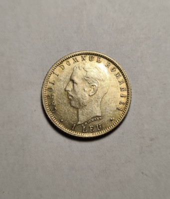 1 leu 1906 UNC Piesa de Colectie foto