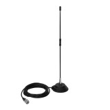 Antena CB PNI Extra 40, cu magnet inclus, lungime 45 cm, 30W, 26-30MHz, SWR 1.0, fibra de sticla