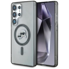 Husa pentru samsung galaxy s25 ultra - karl lagerfeld iml magsafe 2 - metal karlandchoupette head foto