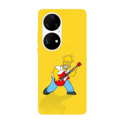 Husa compatibila cu Huawei Nova 9 model Homer Simson Rockstar, Silicon, TPU, Viceversa foto