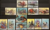 PC433 - Barbuda 1987 Fauna marina/ Pesti, serie MNH, 13v
