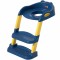 Reductor WC pentru Copii cu Scarita, Linomag&reg;, Plabil, 38 x 40 x 47 cm, Albastru / Galben