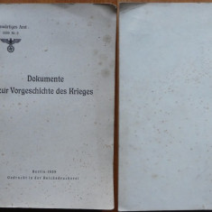 Serviciul de Informatii German , Documen. premergat. razboiului , Berlin , 1939