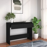 Masă consolă, negru, 100x35x76,5 cm, PAL