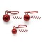 Plumb Fanatik Tirbuşon fațetat culoare RED / 7gr / 5buc