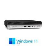 Mini PC HP ProDesk 400 G4, Hexa Core i5-8500T, 16GB, 500GB SSD, Win 11 Pro