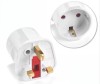Adaptor priza Europa EU la UK Anglia, ACTIVE, 13A, pentru stechere EU la prize Regatul Unit
