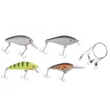 Set Voblere Goldstar Universal (4 Voblere, 2 Strune+cutie)