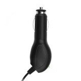 Incarcator Auto cu Mufa Lightning (Negru), De masina