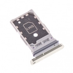Suport SIM Samsung Galaxy S23+ S916 / S23 S911, Dual SIM, Alb (Cream) foto