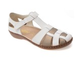 Pantofi RIEKER albi, 45869, din piele naturala