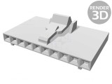 Mufă Cablu-Cablu PCB Mamă 2,54mm 10-PIN Crimpată, TE Connectivity