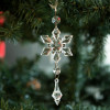 Ornament pentru bradul de Crăciun - fulg de nea - 2 forme 58612, General