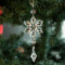 Ornament pentru bradul de Crăciun - fulg de nea - 2 forme