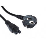 Cablu alimentare incarcator laptop cu mufa 3 pini, 1.2 m, MF &amp; STAN IMPORT