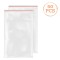 Set Pungi Depozitare Plastic Ziplock, 12x18cm, Transparent, 50 Bucăți
