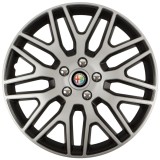 Set 4 Capace Roti 16 inchi (R16) Dakar Gri-Negru, Compatibile Cu Alfa Romeo