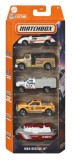 Set 5 masinute metalice Matchbox MBX Rescue IV, scara 1:64