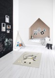 Covor Belgian, Cancun 18403, Gri, Diverse Dimensiuni - 80x150 cm