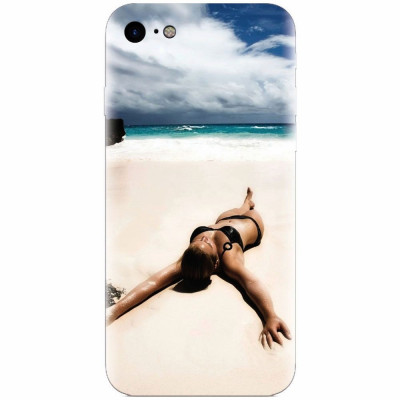Husa silicon pentru Apple Iphone 5 / 5S / SE, Beach Lounging foto
