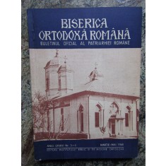 BISERICA ORTODOXA ROMANA BULETINUL OFICIAL NR 3-5 MARTIE - MAI ANUL 1968