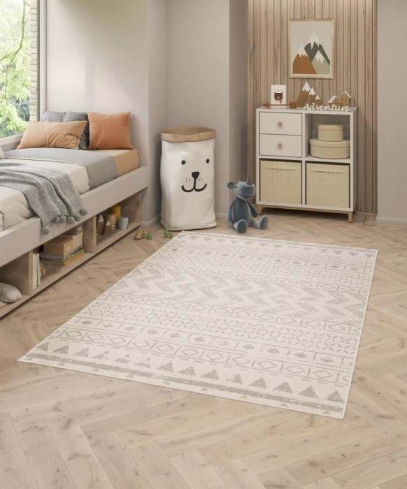 Covor Belgian, Union 32301, Crem, Diverse Dimensiuni - 80x150 cm