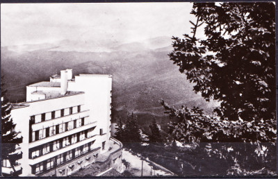 AMS - ILUSTRATA 916 SINAIA - HOTELUL TURISTIC COTA 1400, 1965, CIRCULATA foto