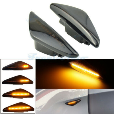 Lampi LED semnalizare dinamica compatibila BMW X3 F25 (2011-2018) foto