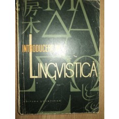 INTRODUCERE IN LINGVISTICA de ACAD. PROF. AL. GRAUR , 1965