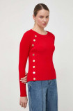 Cumpara ieftin MICHAEL Michael Kors pulover femei, culoarea rosu, light