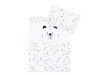 Lenjerie Pat Copii 3 Piese Klups Funny Teddy Bear K084 Bumbac 135x100 cm + 60x40 cm + Aparatoare Laterala 180 cm