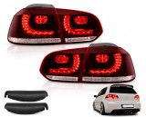 Cumpara ieftin Set stopuri GTI FULL LED pentru Volkswagen Golf 6 VI MK6 Hatchback 2008-2013, GTI R20, semnalizare dinamica, Rosu