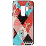 Husa Samsung Galaxy S9 Plus Flamingo, Protectie UV, Sticla Copiator