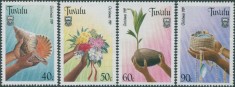 TUVALU -1989-CRACIUN-Serie completa de 4 timbre MNH