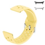 Curea din silicon, compatibila Samsung Galaxy Watch Ultra2, telescoape Quick Release, 22mm, Galben