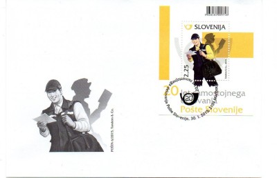 SLOVENIA 2015, FDC, Postas foto