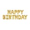 Balon folie model Happy Birthday-Culoare Aur