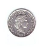 Mondea Elvetia 10 rappen 2005, stare buna, curata, Europa, Cupru-Nichel