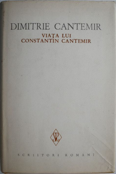 Viata lui Constantin Cantemir &ndash; Dimitrie Cantemir