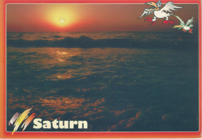 Rom&amp;acirc;nia, Saturn, carte poştală ilustrată, circulată intern, 1996 foto