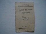 Carnet de abonat televiziune, 1978, Romania de la 1950, Documente