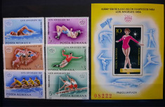Timbre 1984 Jocurile Olimpice de Vara - Preolimpiada MNH foto