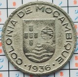 Mozambique 50 Centavos 1936 - km 65 - A033, Africa