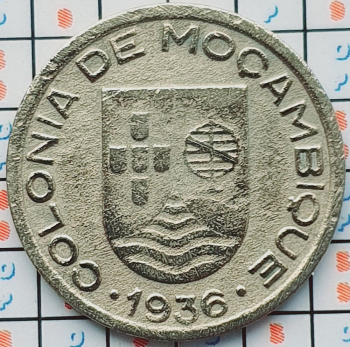 Mozambique 50 Centavos 1936 - km 65 - A033