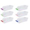 Set 6 organizatoare pentru frigider JRing, 30 x 13.5 x 8.5cm, Multicolor