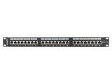 Patch Panel LANBERG 24 Porturi Cat 5e 19" RACK Negru PPS5-1024-B