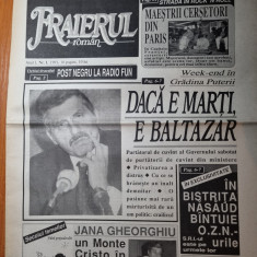 ziarul fraierul roman 1991 - anul 1,nr.1-prima aparitie a ziarului