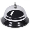 Clopotel Metalic Argintiu Sonerie 9cm, Birou, Receptie, Restaurant, Clasic, Elegant, Durabil