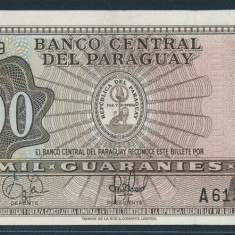 PARAGUAY █ bancnota █ 10000 Guaranies █ 1982 █ P-209 █ Serie A █ UNC necirculata